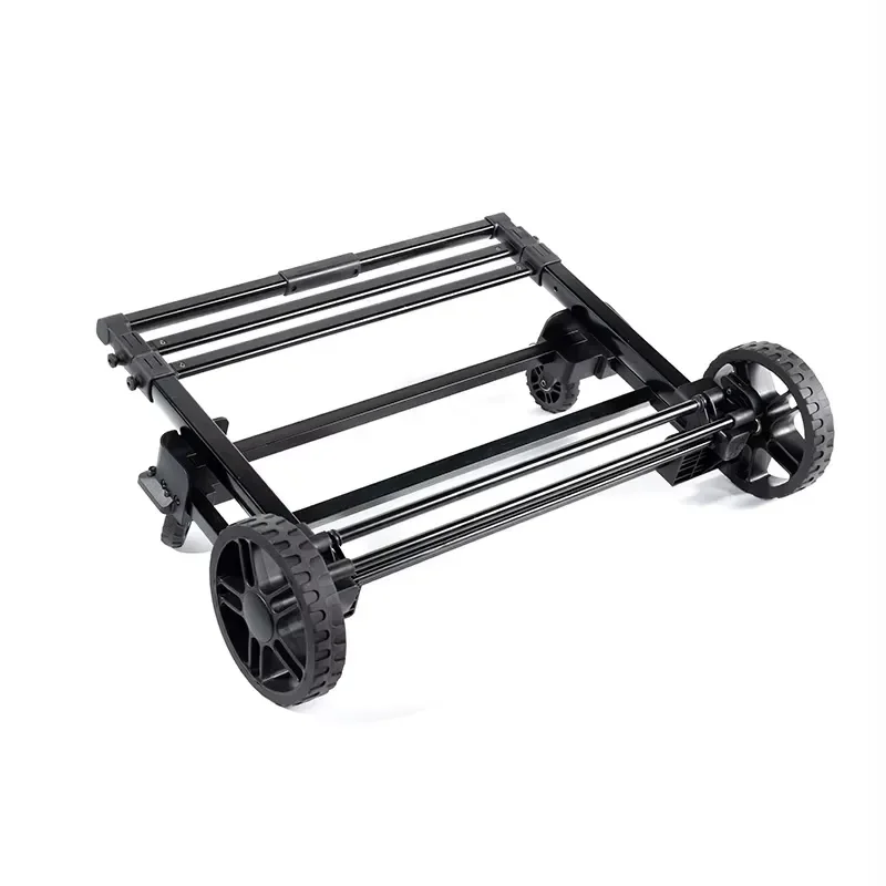 Foldable Push Hand Cart Rolling Cart Folding Hand Truck Dolly Cart Transport Luggage Trolley for Energy Storage Battery