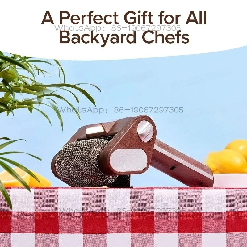Electric Barbecue Brush, Household Rechargeable , Washable, Portable Outdoor