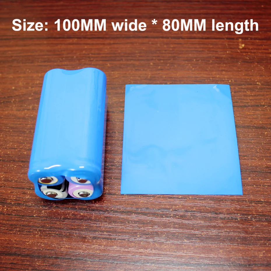 500 шт./лот 26650 упаковка для литиевой батареи, внешняя кожа, ПВХ, термоусадочная втулка, сменная термоусадочная пленка для кожи батареи