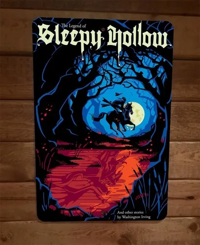 The Legend of Sleepy Hollow Art #1 Halloween Horror  Metal Wall Sign