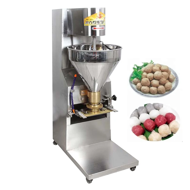 

Commercial Electric Meatball Forming Machine Stainless Steel Automatic Beef Fish Pork Meat Ball Maker Price SF-70