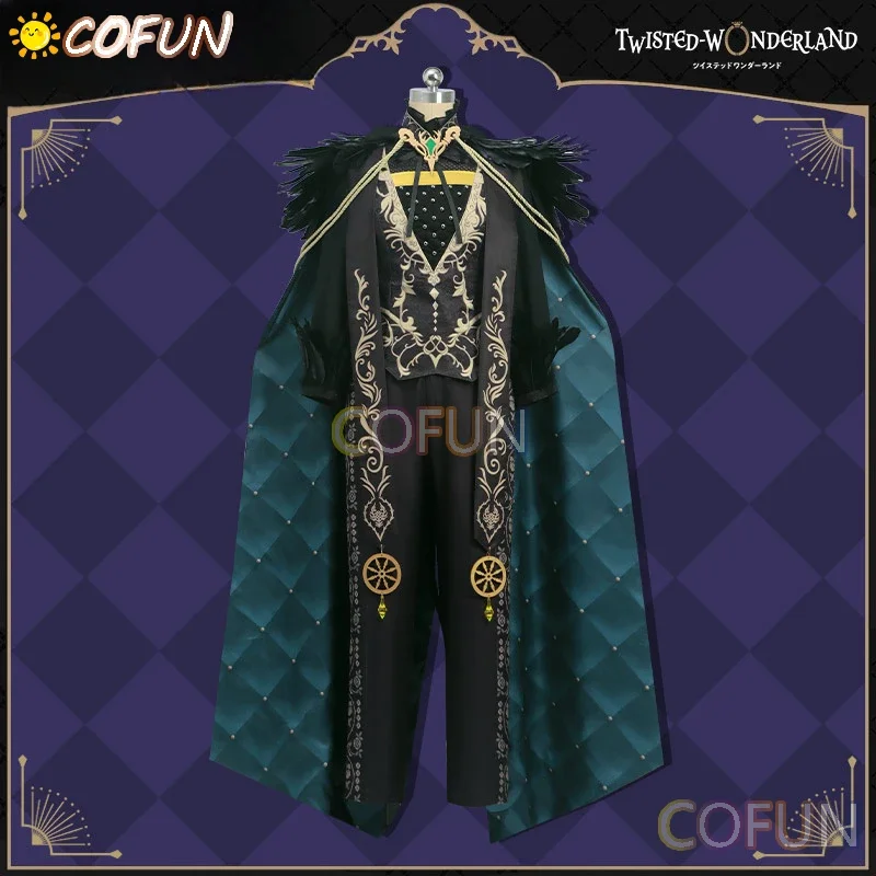 COFUN [Customized] Twisted Wonderland Malleus Cosplay Costume Halloween Masquerade Event Suit Anime Clothing Halloween Uniform