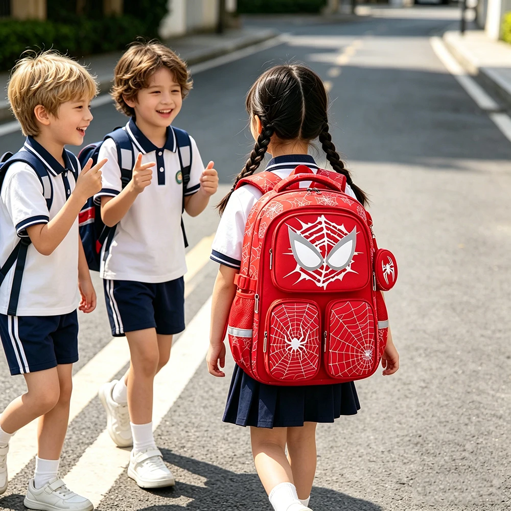 

Kids School Backpack Set for Boys Girls Large Capacity School Bookbag for Elementary Middle School Students Teens