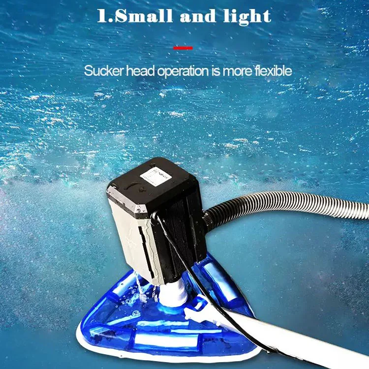 Handle Power Suction 200 W Pump 10 m Wire Pool Cleaner for in Ground Pools
