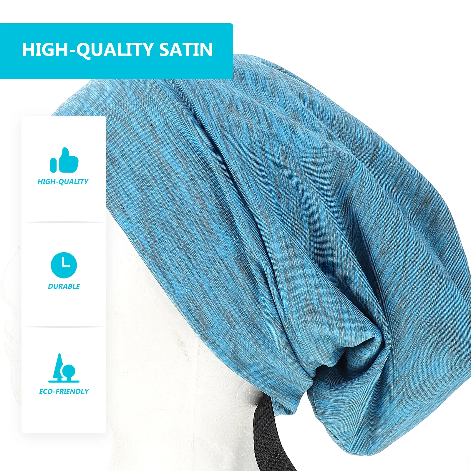 

1Pcs Elastic Protection Sleep Hat Lightweight Durable Comfortable for Women Hair Care Relax