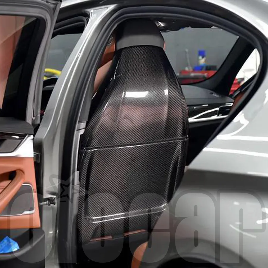 oioMotors Carbon Front Seat Back Covers 4PCS for BMW F95 X5M and F96 X6M