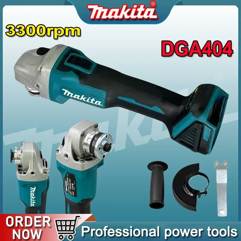 

Makita DGA404 125mm/100mm Brushless Lithium Electric Angle Grinder Rechargeable Cutting Machine High Power Polishing Machine