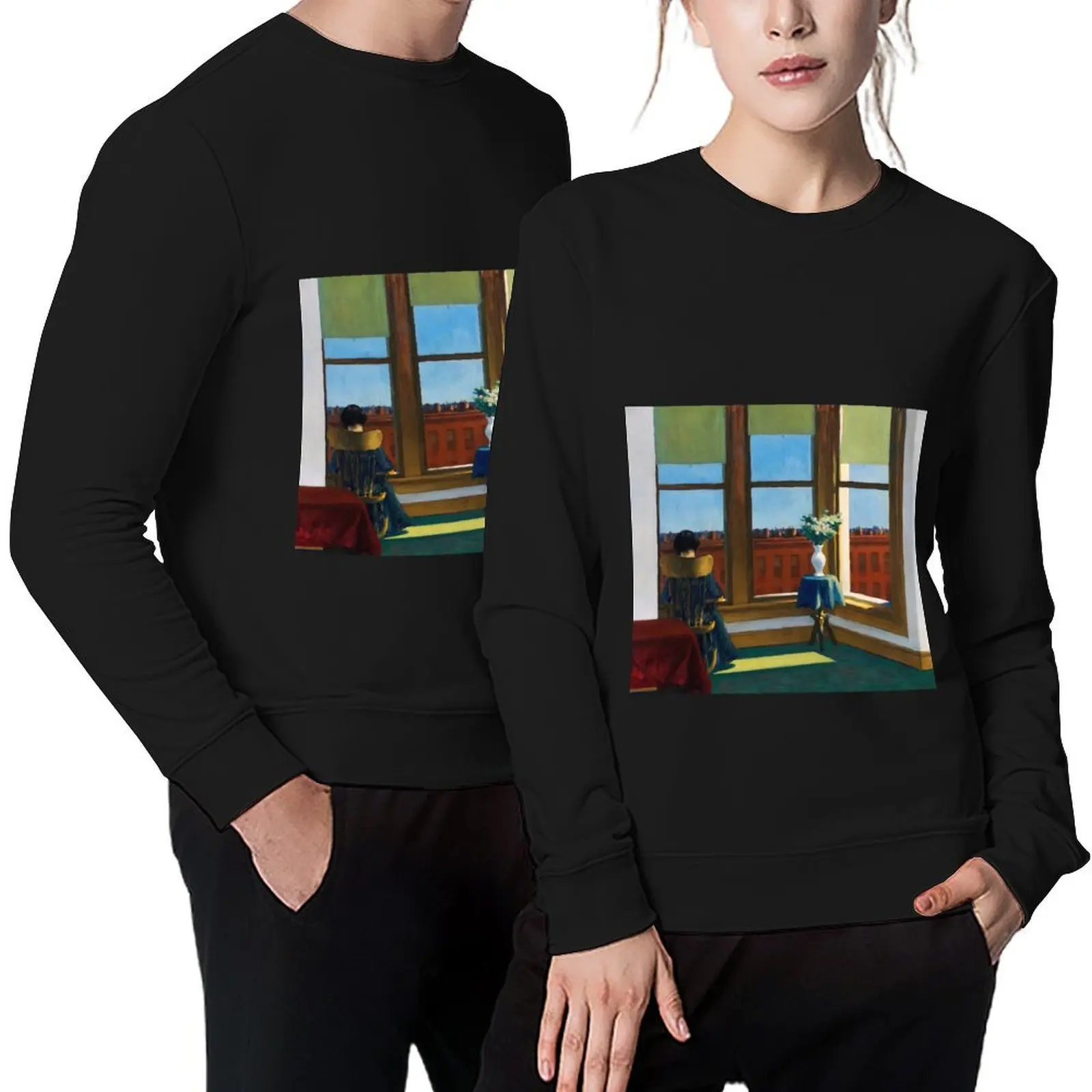 

Edward Hopper Pullover men clothes men's sweat-shirt mens clothes korean clothes sweatshirts men