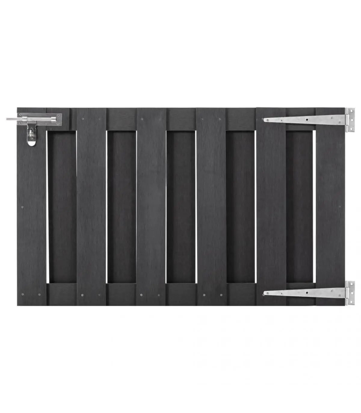 Garden doors WPC garden door gray 100x60 cm