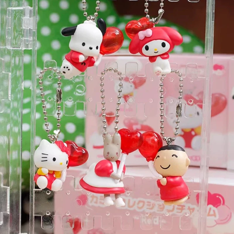 

New Product In Stock Red Three-Dimensional Pendant Blind Box Kt Cat Meiledi Cute Bag Pendant Birthday Gift For Girls Souvenir