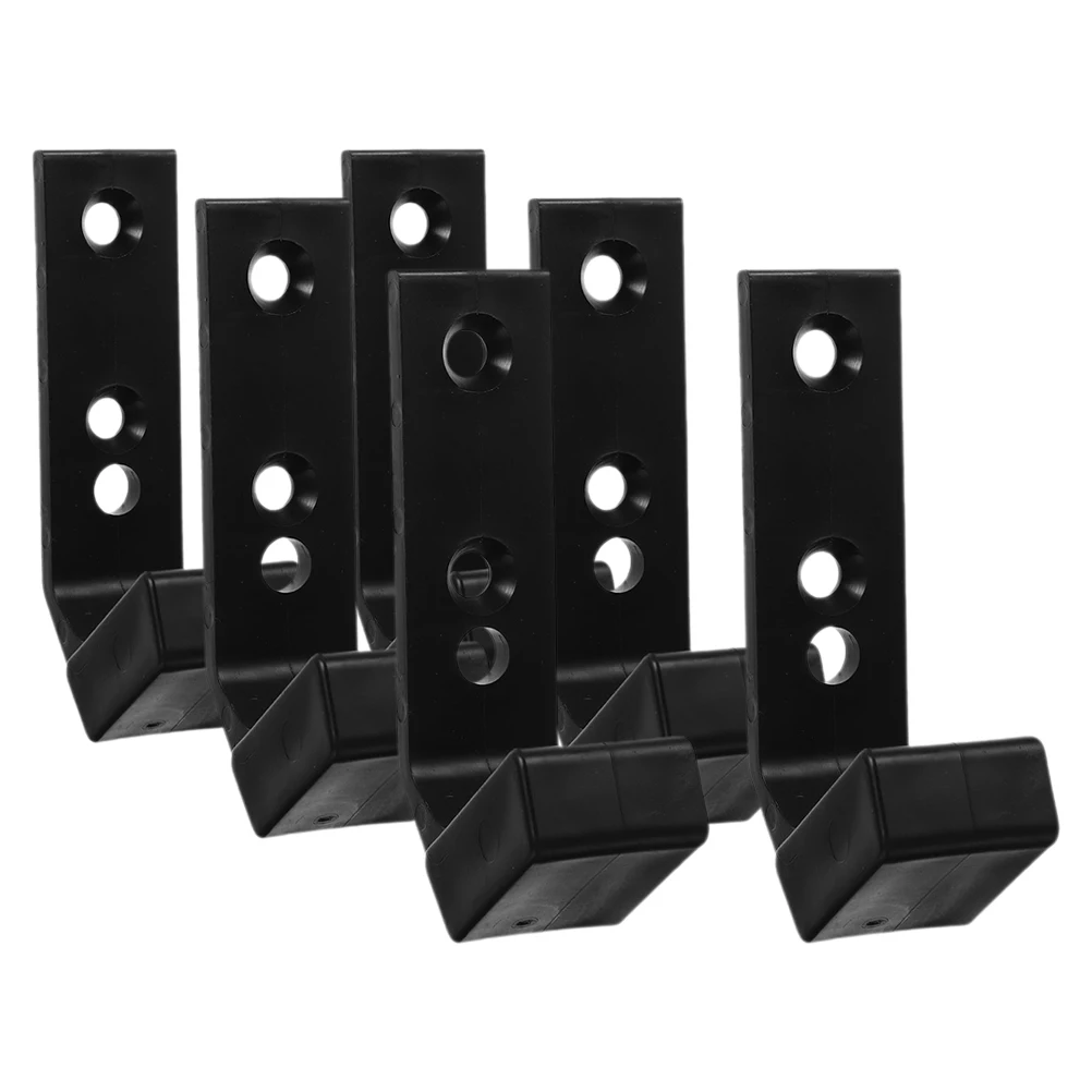 

6pcs Barbell Mount Hanger Storage Hook Wall Holder Barbell Holder Dumbbell Rods Gym Home Office PC Material Long Use