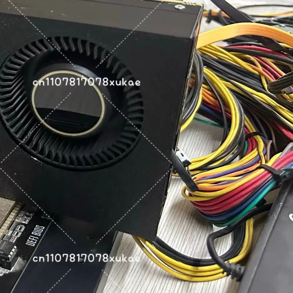Mi50 graphics card fan, original graphics card length, extremely large air volume