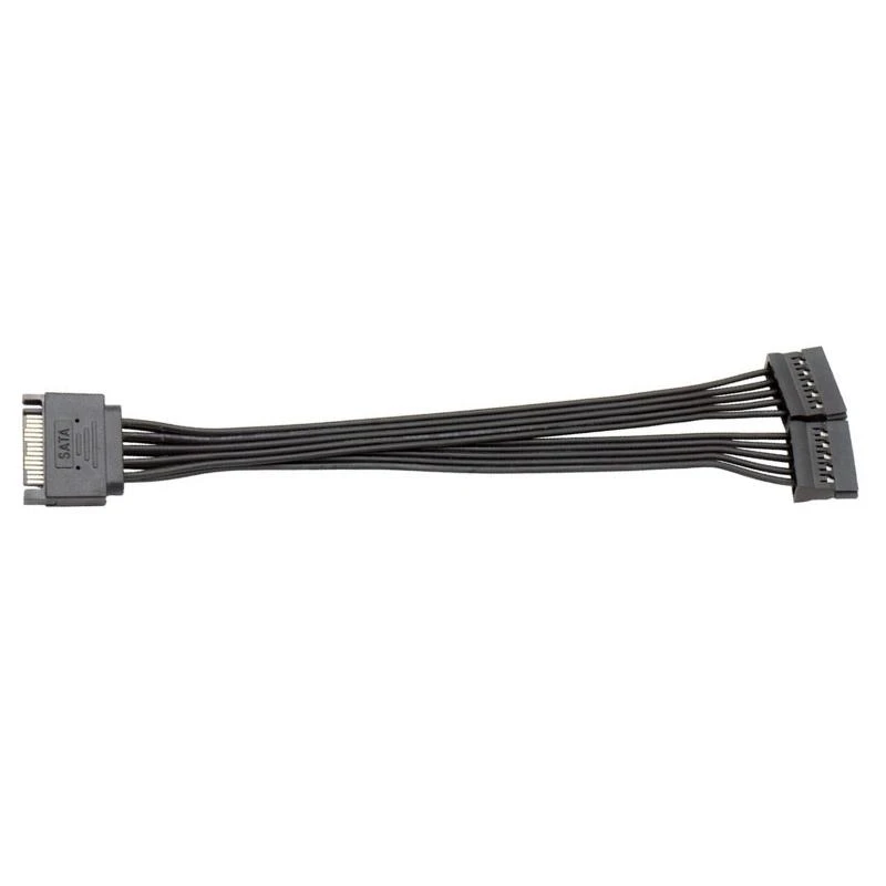 Power Splitter Adapter Cable for M/F -2 x Serial ATA Power Cable Splitter