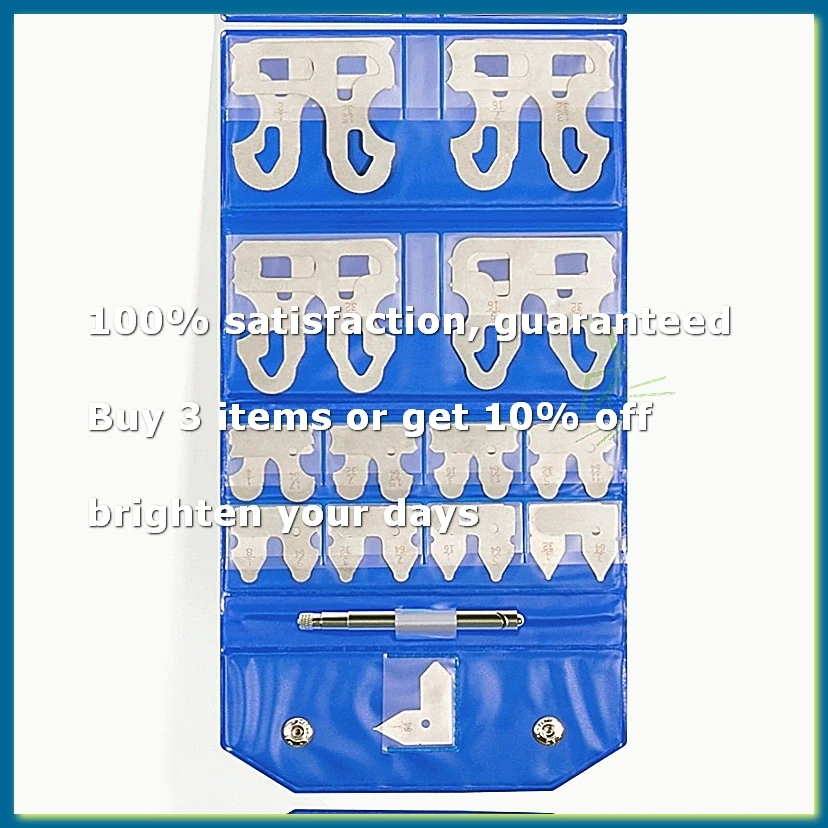25-Piece Radius Gauge Set 1/64Inch-1/2Inch Gauges with Holder, Radius Measuring Tool
