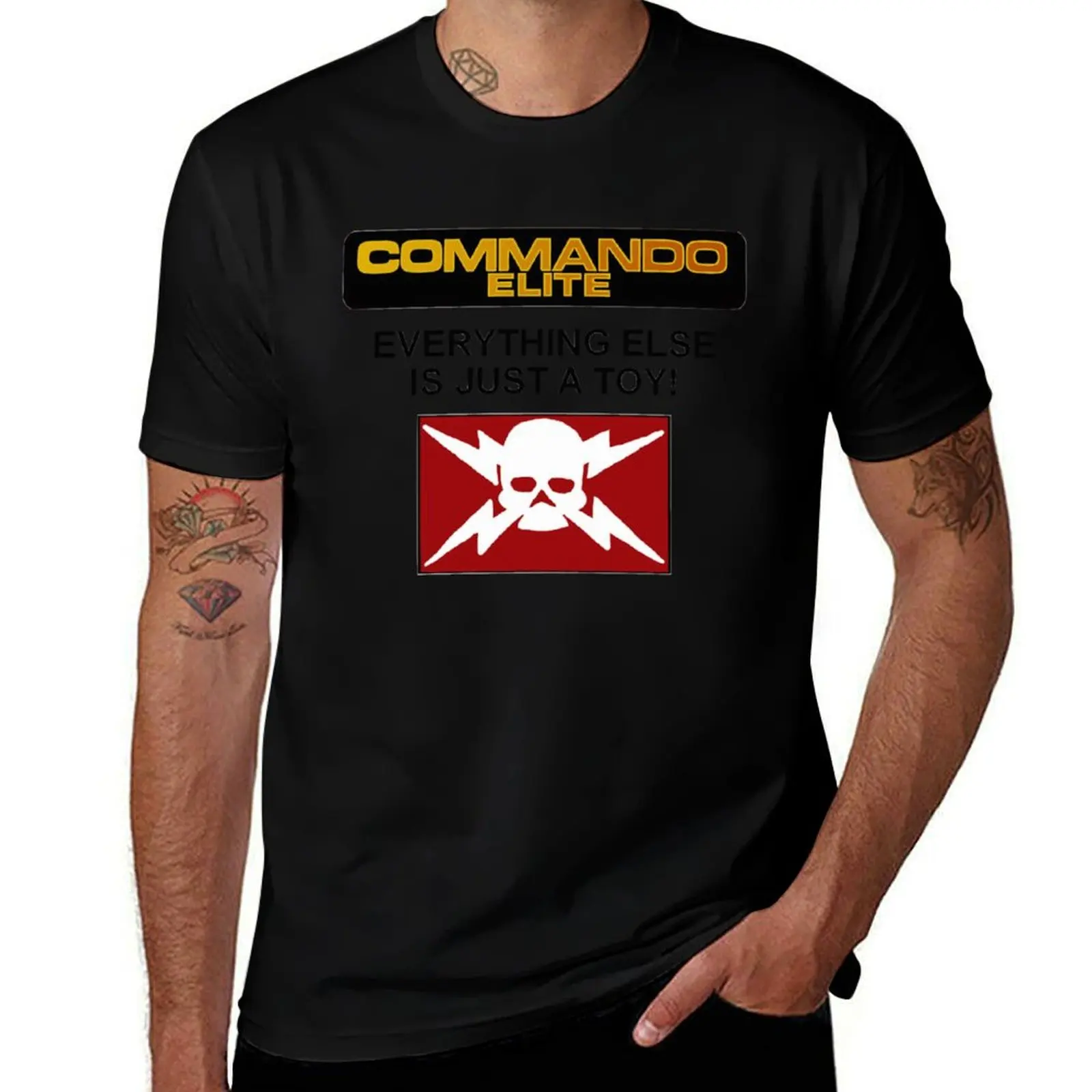 Small Soldiers - Commando Elite T-Shirt Daily Work Short Sleeve Top T-Shirt