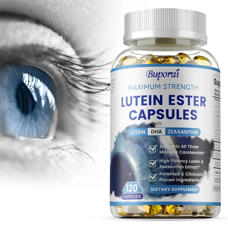Lutein Ester Capsules - Support Eye Health, Maintain Clear Vision, Relieve Eye Fatigue, Anti-oxidation, Protect Against UV RaysS