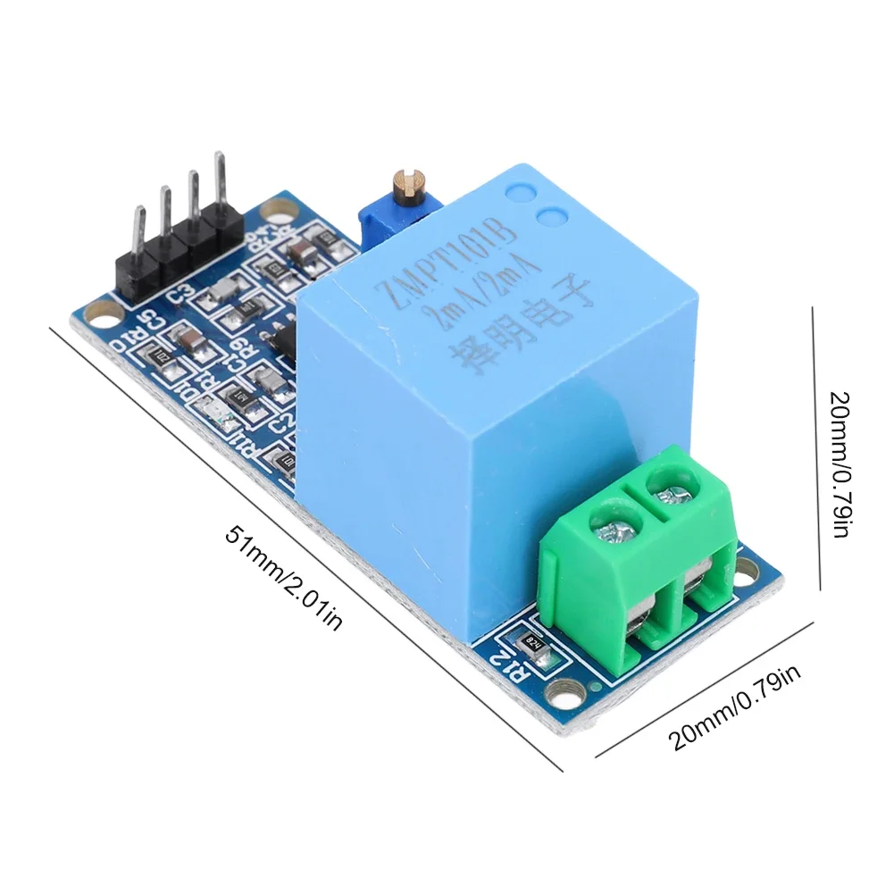 1-5PCS ZMPT101B Output Voltage Sensor Signal Acquisition Board Single Phase AC Power Supply Voltage Module 5-30V for Arduino