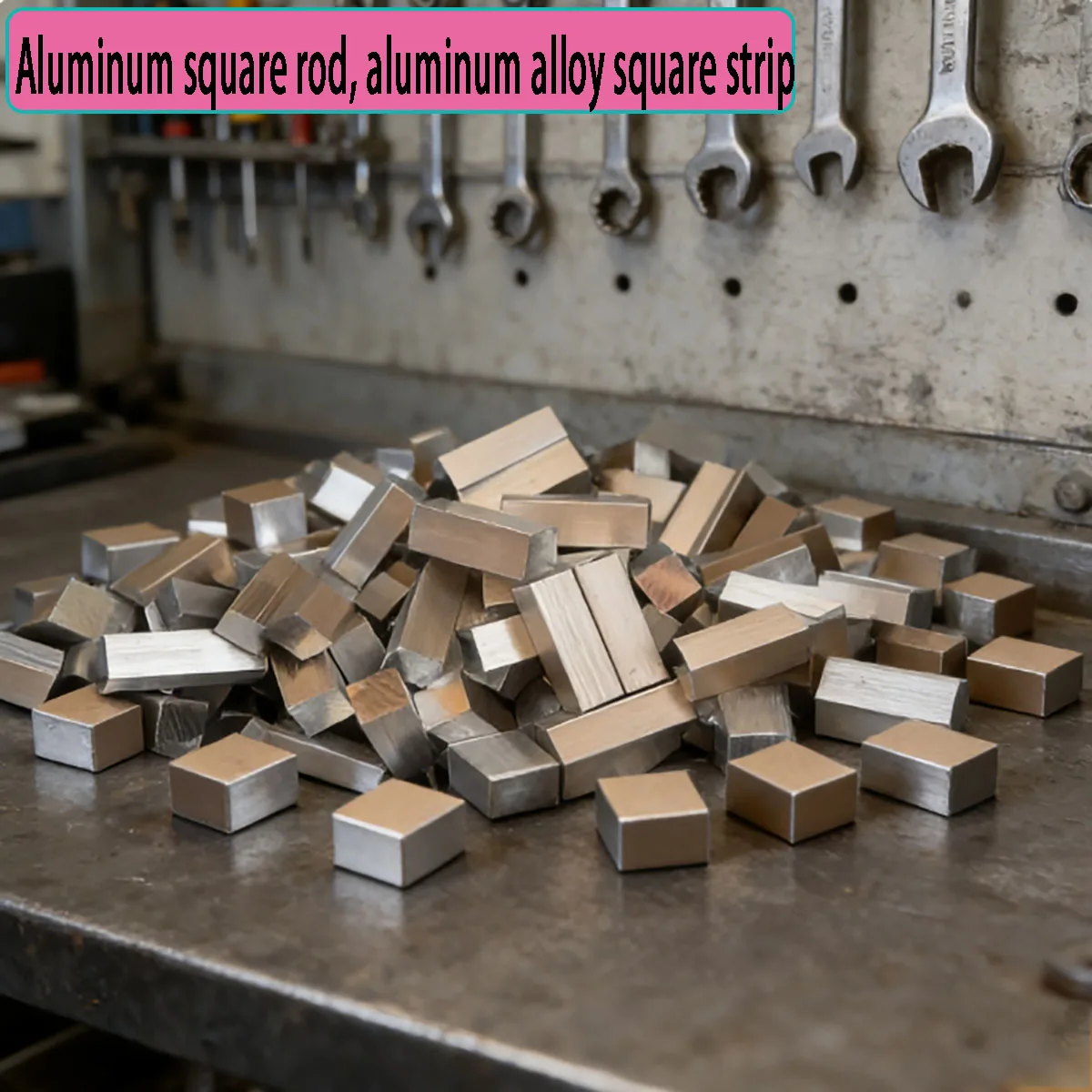 

Aluminum Square Bar Solid Aluminum Rod 2.5/3/4/4.5/5/6/6.35/7/8/9/10mm