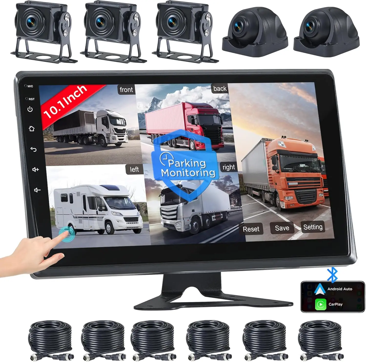 10.1" Hd Rv Camera …