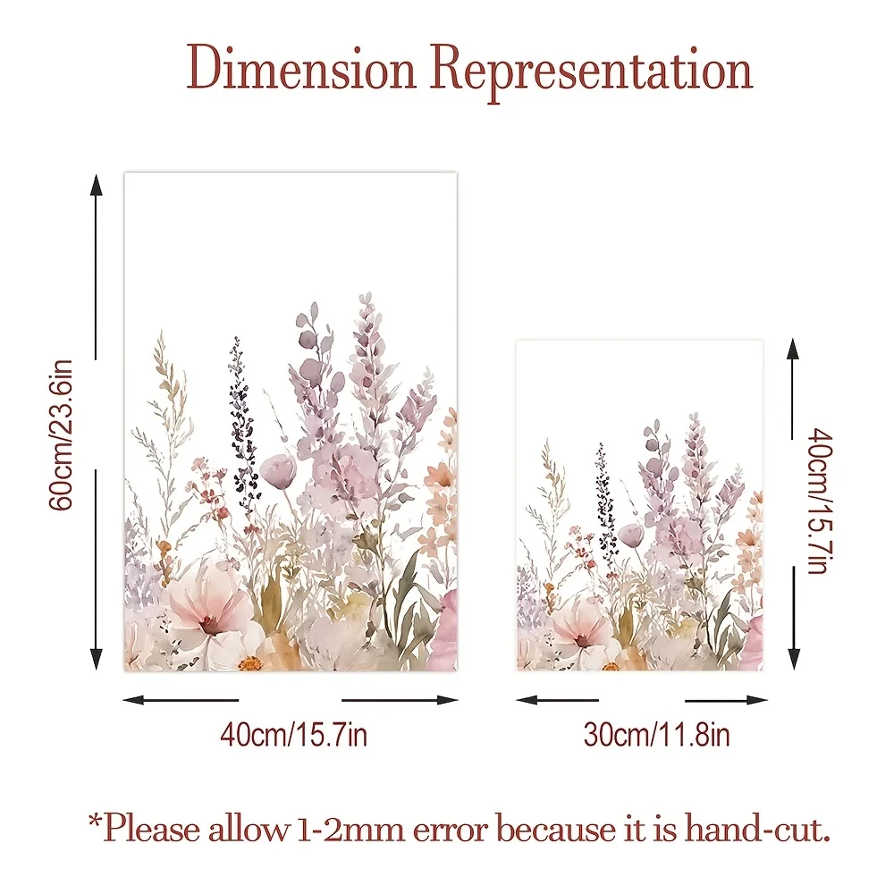 3 قطعة اسم شخصي مخصص الفن غير المؤطرة البوهيمي جدار الفن الوردي الحد الأدنى الكلاسيكية الأزهار طباعة قماش جدار الفن الاسكندنافية F #4