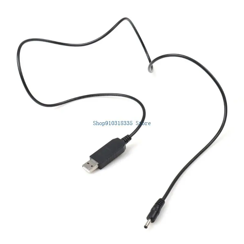  5V USB To 9V Steps Up Charging Line 3.5x1.35mm Plugs Home Appliance 39.37inch