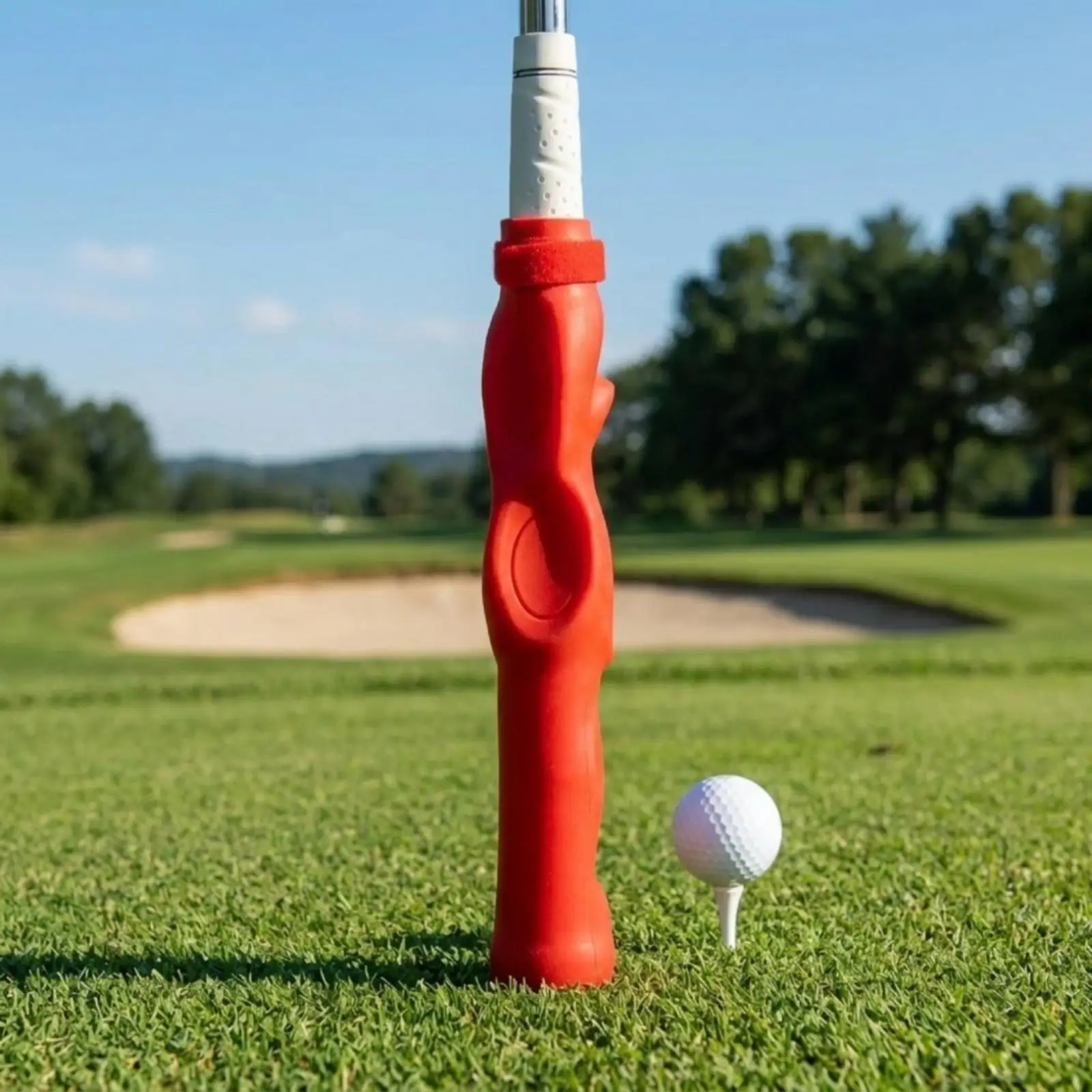 Non Slip Silicone Golf Swing Trainer Grip Cover for Correct Hand Positioning Practice