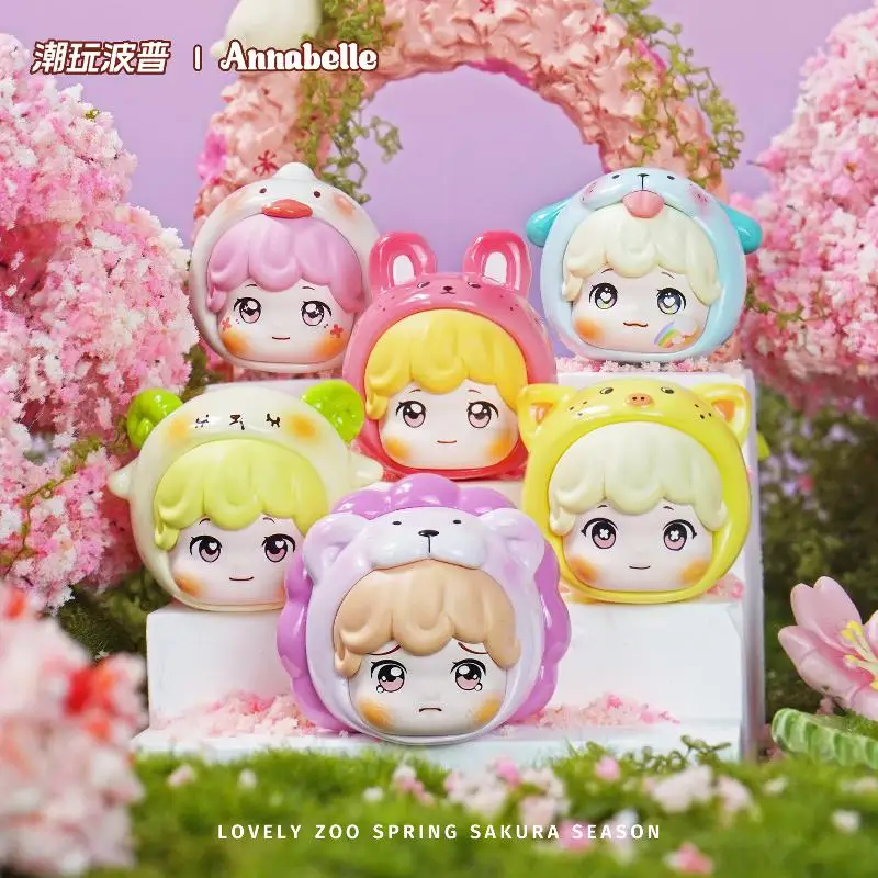Original Annabelle Sakura Saison Serie Blind Bag Mini Blind Box Nette Figur Modell Puppe Sammlung Zimmer Decora Schreibtisch Spielzeug Geschenk