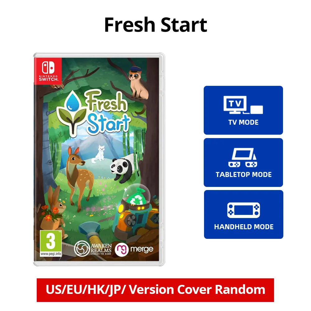 Nintendo- Fresh Start- Eu version- Nintendo Switch Games Physical Cartridge for Nintendo Switch OLED Lite