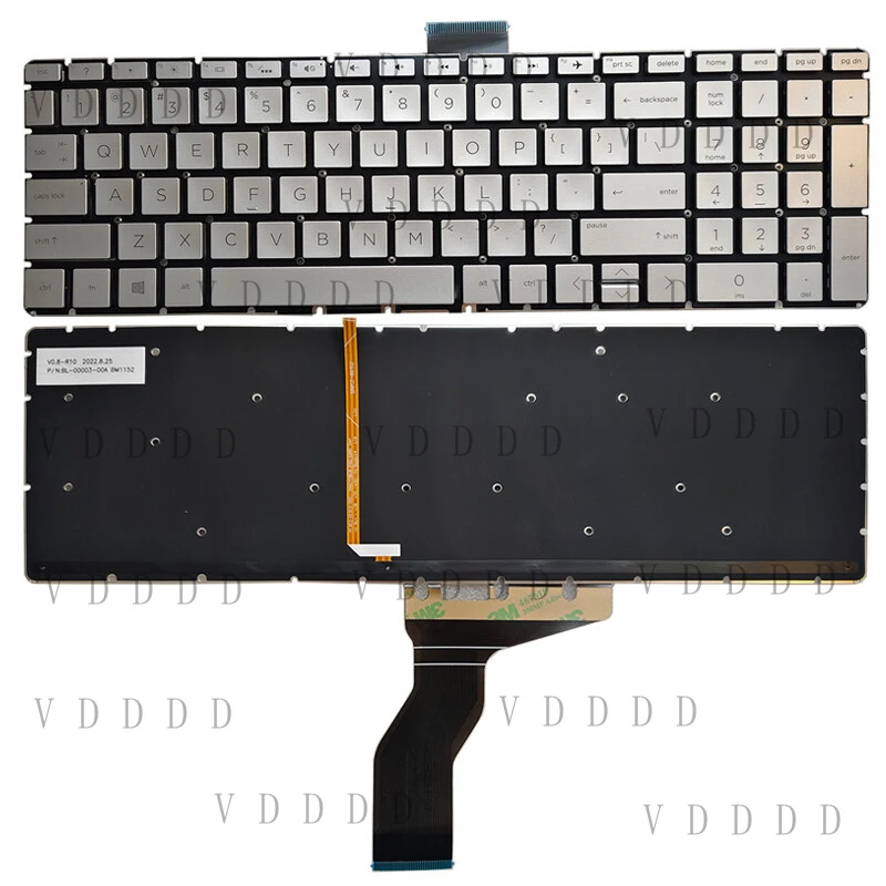 

L... NEW FOR HP 15-DY 15T-DY 15-EF 15S-EQ 15s-FQ TPN-Q222 TPN-Q230 US Keyboard