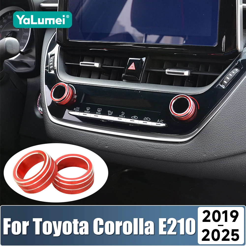 Für Toyota Corolla E210 2019 2020 2021 2022 2023 2024 2025 Hybrid Auto Klimaanlage Knöpfe Schalter Taste Trim Abdeckung rahmen Fall