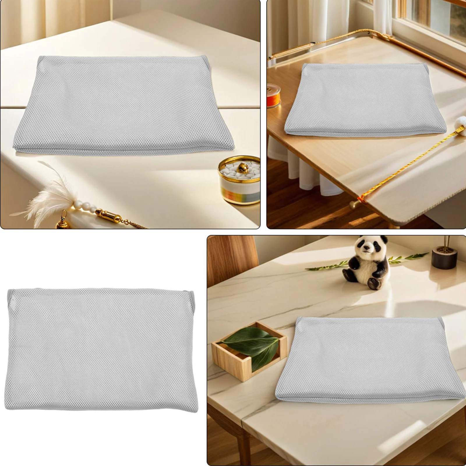 Copertura per amaca per finestra per gatti staccabile 52x30 cm Manicotto per letto di ricambio con cerniera per accessorio persico per gatti per interni lavabile per tutte le stagioni