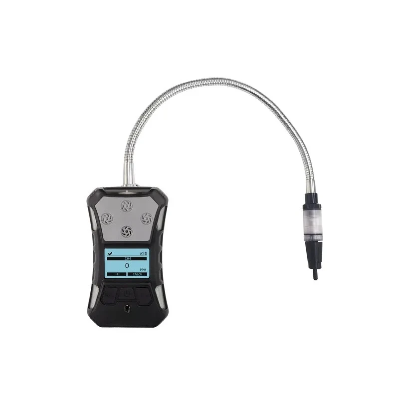 Portable Methane CH4 Leakage Detector PPM LEL VOL Detection for Pipeline with Flexible Probe