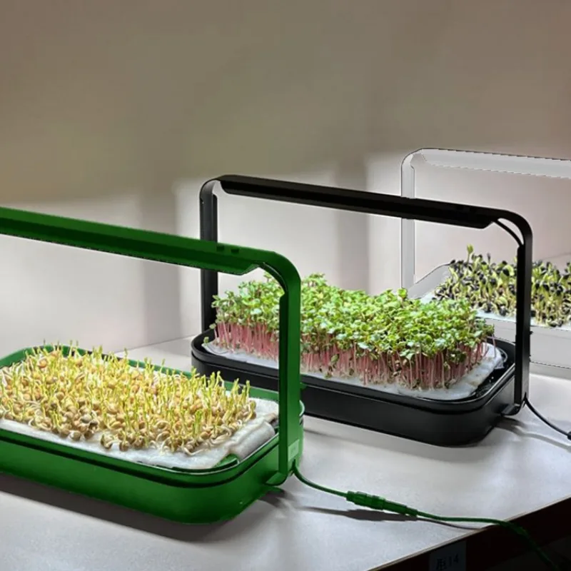 

LED Metal indoor Garden system hydroponic microgreen propagator tray grow lights for indoor smart garden kit