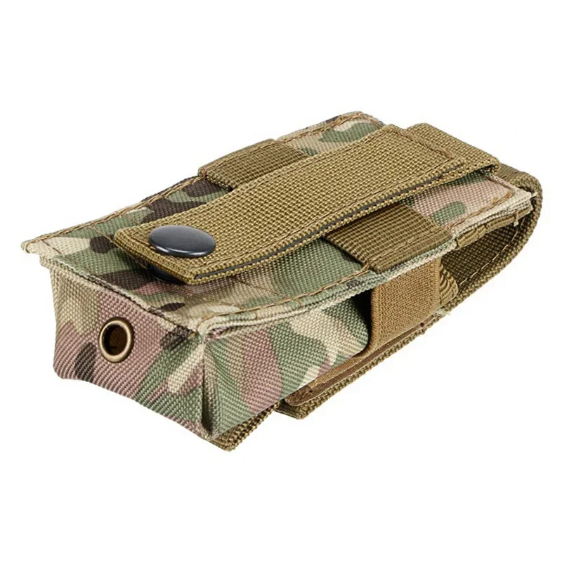 

Tactical Molle M5 Flashlight Pouch Pistol Magazine Pouch Torch Holder Case Airsoft Outdoor Hunting Knife Light Holster Bag