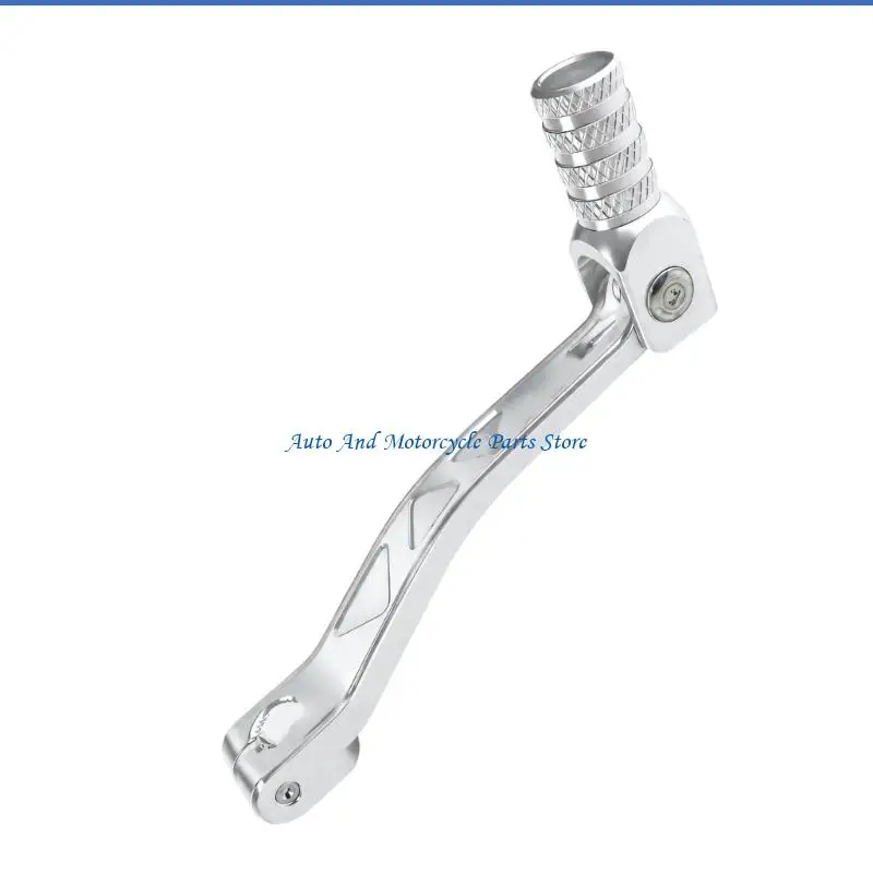 P9FD Motorcycle Transmission Gear Shifter Lever with Textured Peg and Metal Body for Replacement Installation Tasks