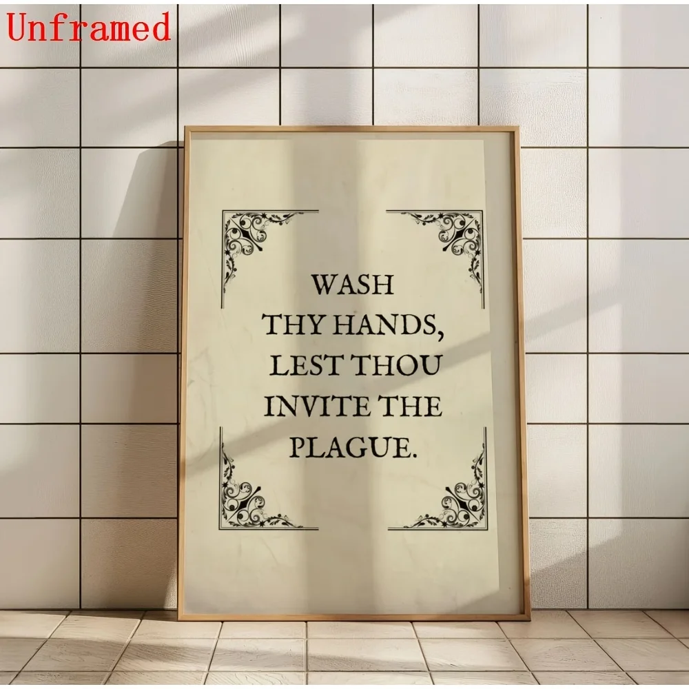 2D Flat, 1pc Vintage Frameless Vertical 