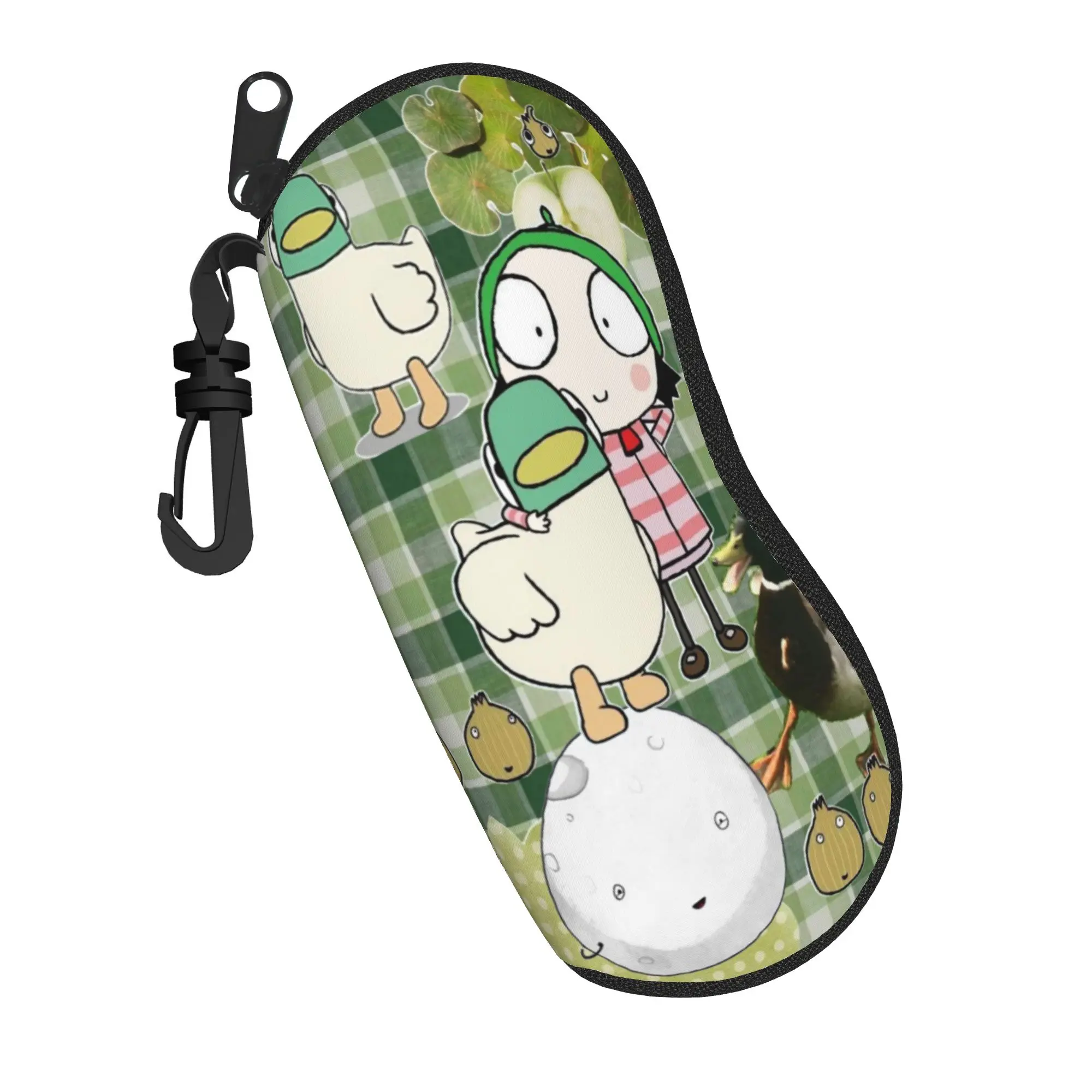Sarah And Duck Merchandise Glasses Case for Girl Boy Convenient Accessories  Sunglasses Box Protector Eye Contacts Case
