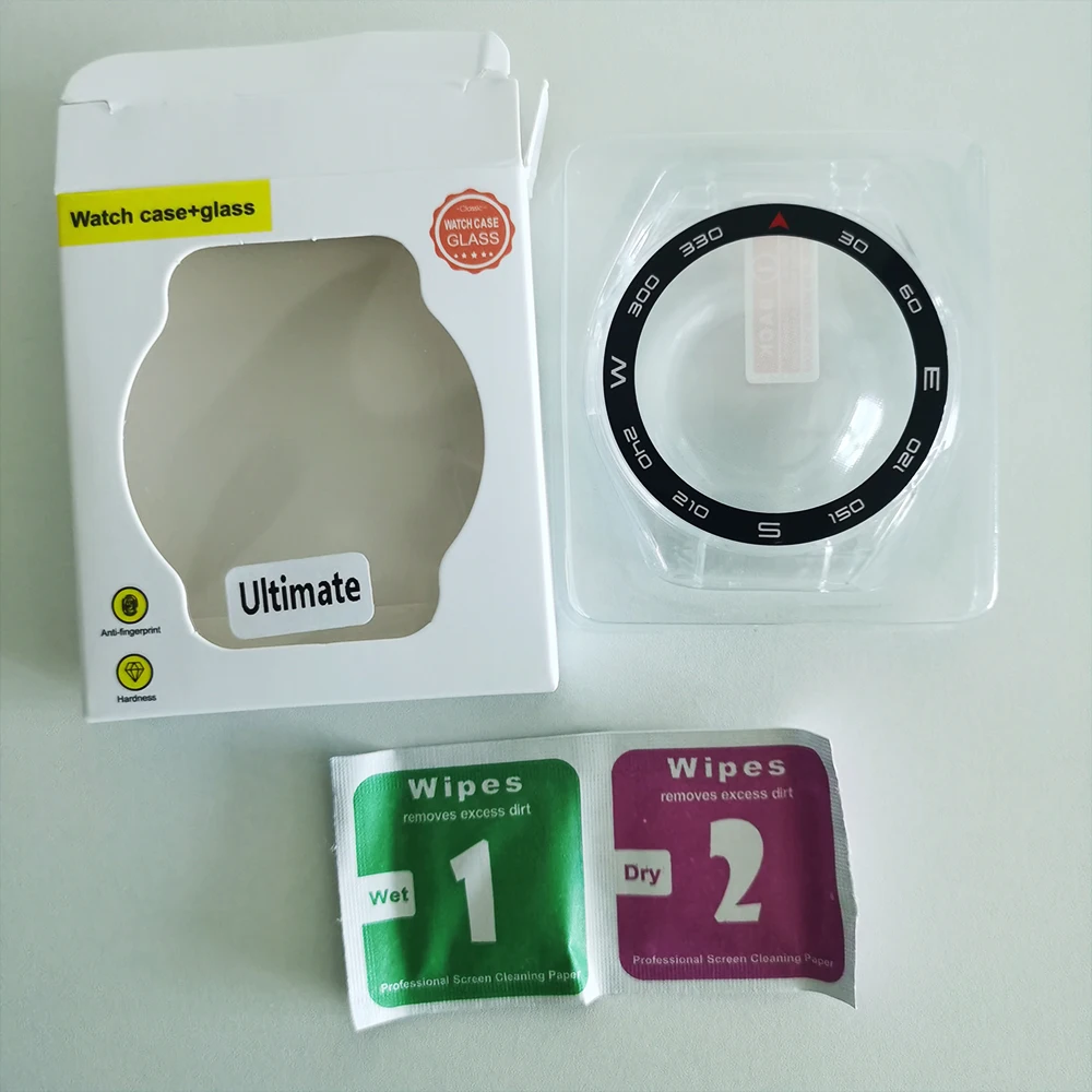New Tempered Glass Screen Protector Case for Huawei Watch Ultimate Anti-scratch Full Coverage PC Hard Protection Cover