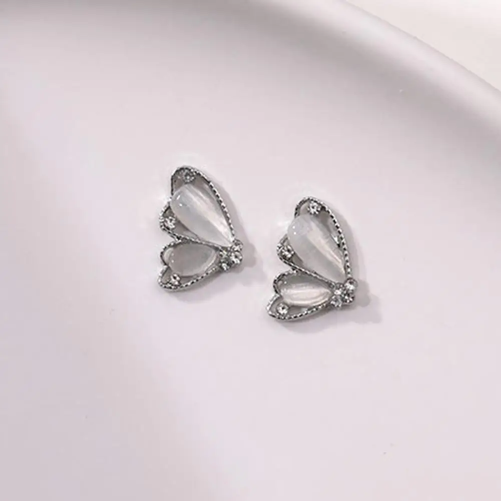 Opal Jewelry Nail Decorations Elegant Nail Art Designs Elegant Butterfly Nail Decorations Refined Trendy Accessories for Women