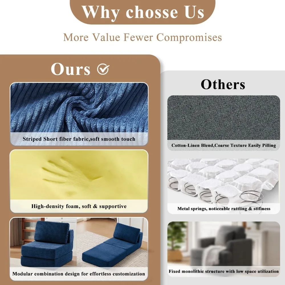 Sofá seccional Modular de lujo, sofá de asientos profundos contemporáneo, cómodos muebles de sala de estar tipo nube