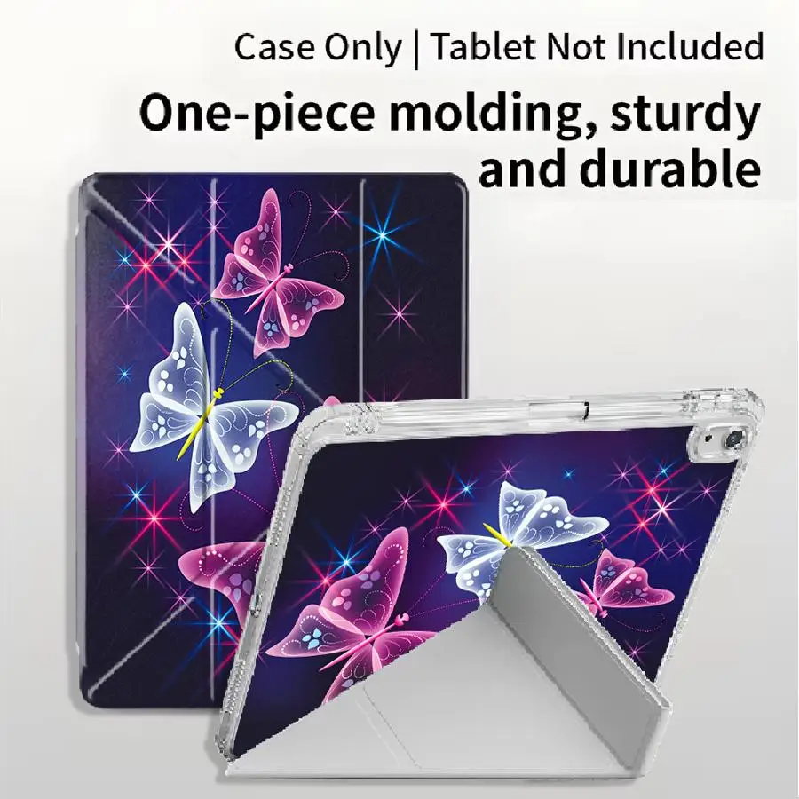 capa-suporte-para-tablet-ipad-mini-6-7-11ª-10ª-9ª-8ª-7ª-geracao-129-polegadas-air-4-5-m3-m2-m4-11-polegadas-pro-2025-y-fold-butterfly-art
