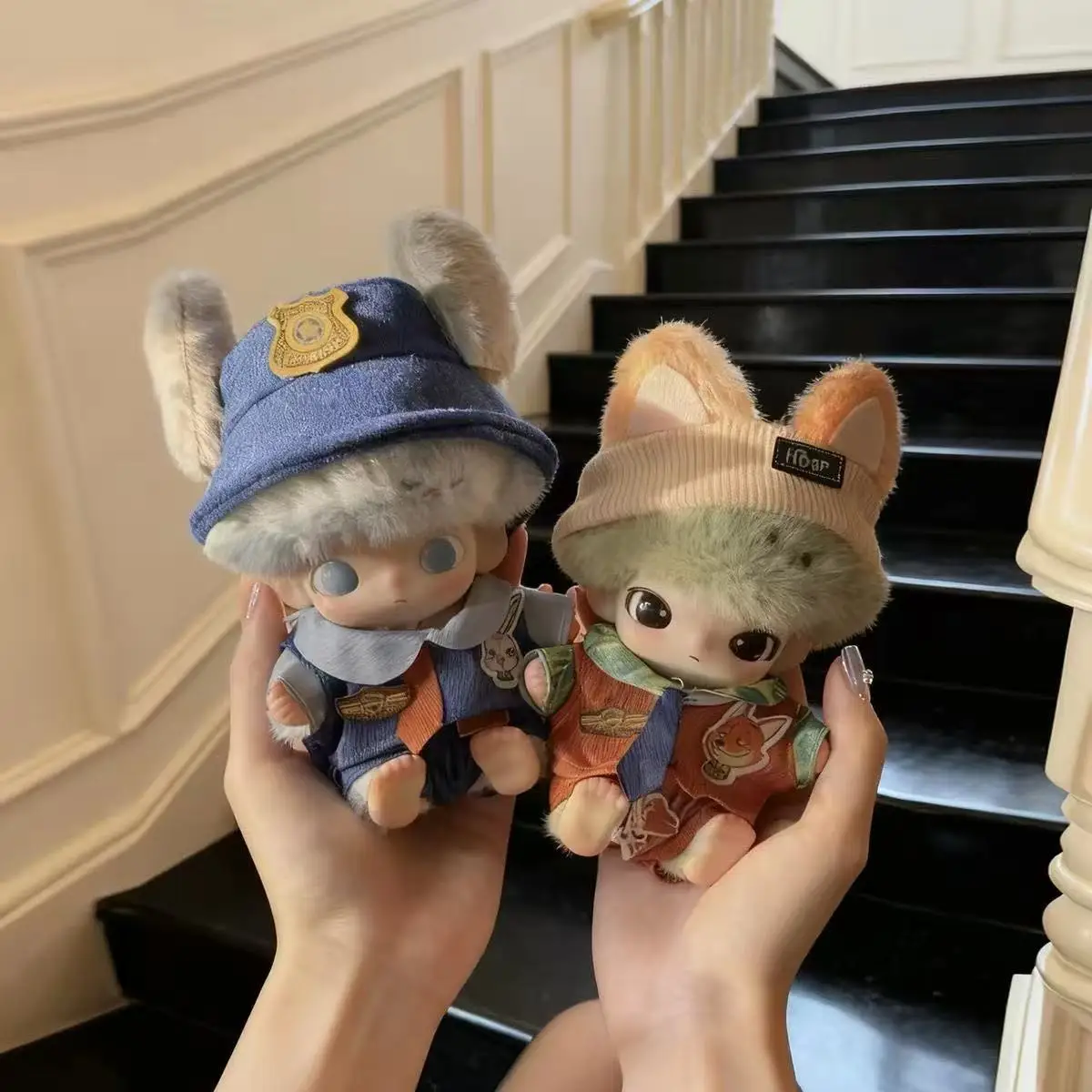 For Dimoo Doll Clothes Judy Nick Zootopia 2 Limited Cute Outfit Set For Vinyl Doll Figures Wholesale Collectible Home Decor