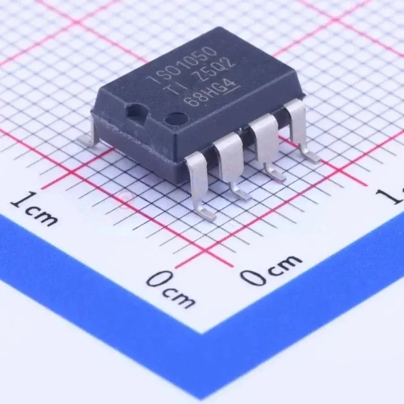 10pcs ISO1050DUBR Isolated CAN Transceiver IC SOP8 2500VRMS 1Mbps 3.3V 5V Electronic Component Industrial Communication Chip