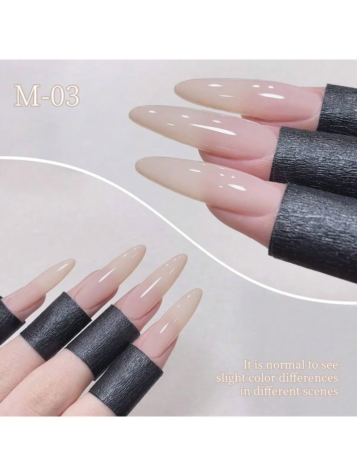 6pcs 15ml Ice-Transparent Nude Pink Nail Polish Full Set of Phototherapy Gel Suitable for Nail Salon DIY gallery 2