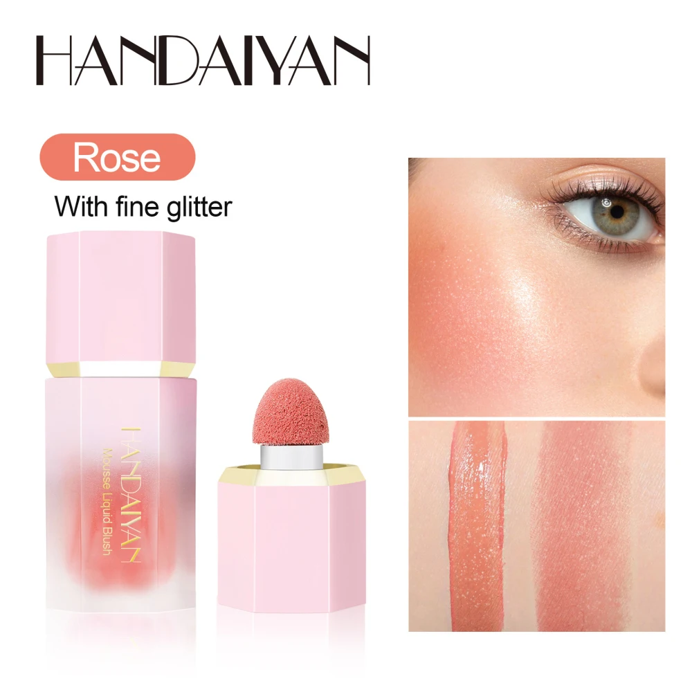 HANDAIYAN-Fard à joues liquide, 6 couleurs, nouveau, mignon, naturel, longue durée, réparation, imperméable, maquillage, 03/beauté, cosmétiques