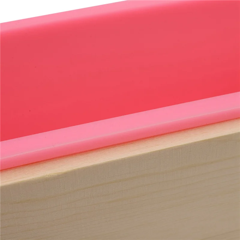 

AB35-3X 1200G DIY мыло деревянная форма для мыла коробка силиконовый вкладыш прямоугольная форма для выхревого мыла инструмент DIY форма для мыла для свечей