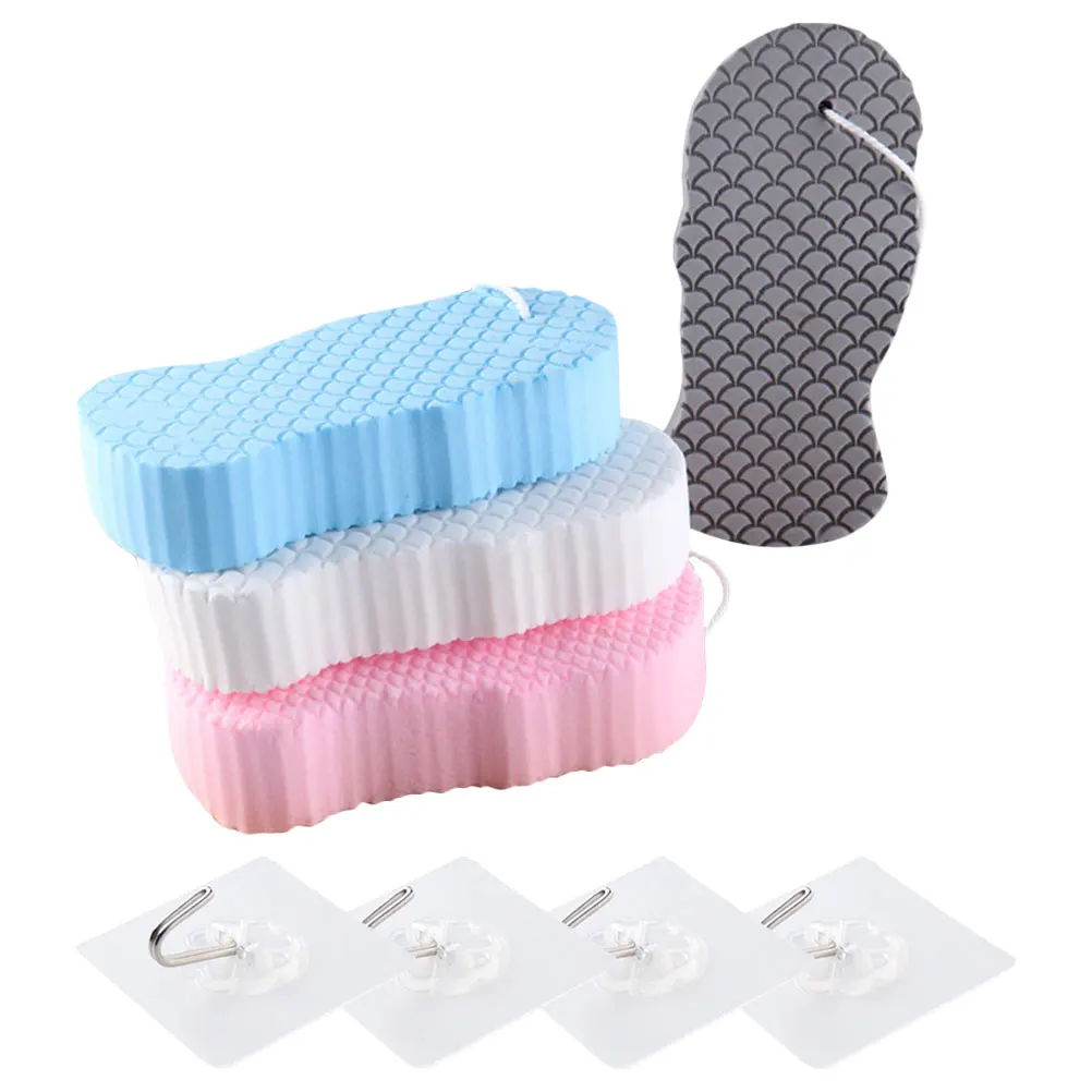 

1Set Baby Bathing Sponge Soft Supple Shower Tool Wear-Resistant Body Cleaning Scrubber Household Bath Supplies