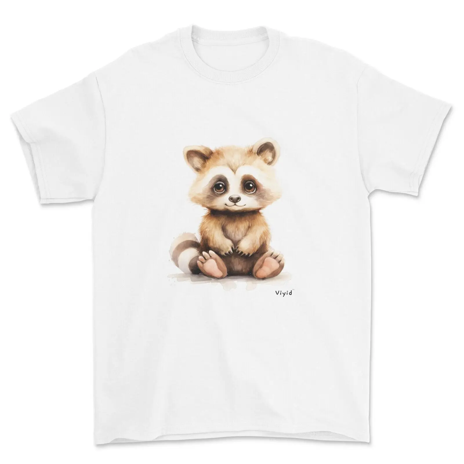 (search Viyid for discounts) Unisex Fluffy Raccoon T-shirt Animal Lovers Gift