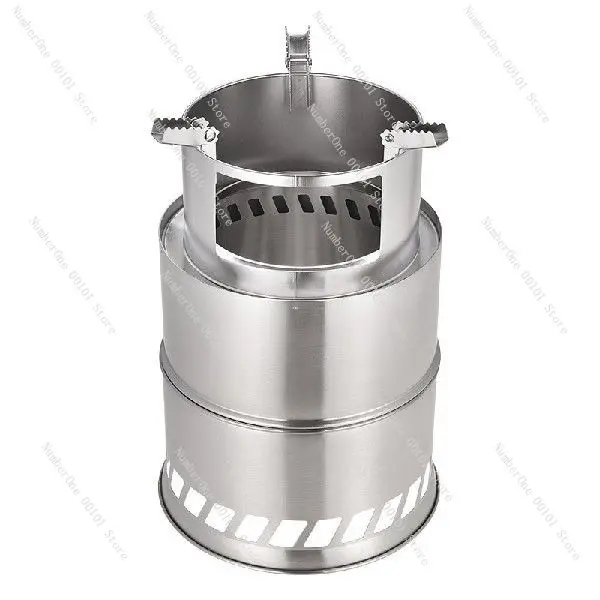 Small Firewood Stove for Camping, Marvelous Water Boiling Appliance, Travel Firewood Stove, Firewood Burning Appliance