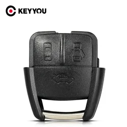 KEYYOU 5PCS Without Blade Remote Key Shell Case For Chevrolet Cruze Aveo For Opel 3 Buttons